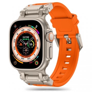 Tech-Protect Delta Pro Strap for Apple Watch 4 | 5 | 6 | 7 | 8 | 9 | SE | Ultra 1 | 2 (42|44|45|49 mm) - Titanium Orange