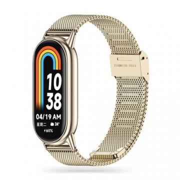 Tech-Protect MilaneseBand strap for Xiaomi Smart Band 8 | 8 NFC - beige