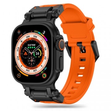 Tech-Protect Delta Pro Strap for Apple Watch 4|5|6|7|8|9|SE|Ultra 1|2 (42|44|45|49 mm) - Orange|Black