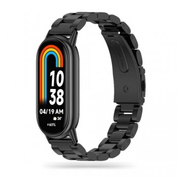 Tech-Protect Stainless bracelet for Xiaomi Smart Band 8 | 8 NFC - black