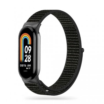 Tech-Protect Nylon strap for Xiaomi Smart Band 8 | 8 NFC - black