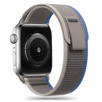 Tech-Protect Nylon Strap for Apple Watch 4|5|6|7|8|9|SE (38|40|41 mm) - Gray Blue