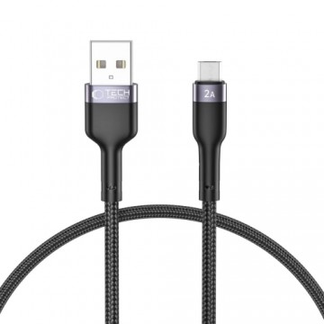 Tech-Protect UltraBoost 2 micro USB | USB-A cable 2.4A 0.25m - black