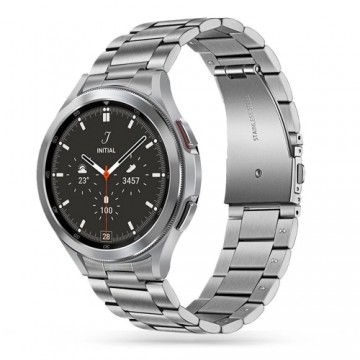 Tech-Protect Stainless Bracelet for Samsung Galaxy Watch 4|5|5 Pro|6|7|FE - Silver