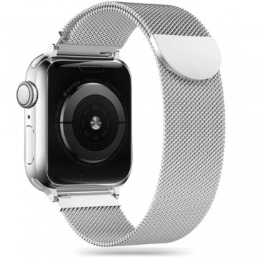 Tech-Protect MilaneseBand for Apple Watch 4 | 5 | 6 | 7 | 8 | 9 | SE | Ultra 1 | 2 (42|44|45|49 mm) - Silver