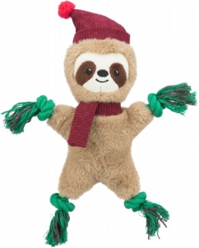 Ziemassvētku rotaļlieta - Trixie Xmas sloth, plush|rope, 30 cm