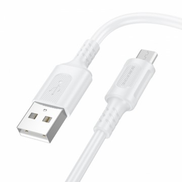 Borofone Cable BX111 Feliz - USB to Micro USB - 2,4A 1 metre white