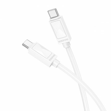 OEM Borofone Cable BX109 Joy - Type C to Type C - 60W 3A 1 metre white