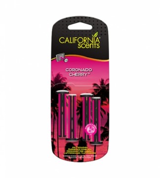 California Scents Vent Stick Coronado Cherry car fragrance 4 pcs