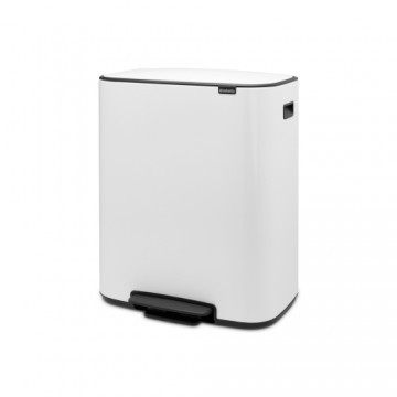 (S) BRABANTIA BO atkritumu tvertne ar pedāli 2x30l, balta - 211447