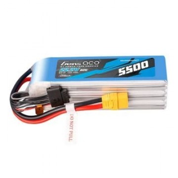 Gens ace   Battery Gens Ace G-Tech 5500mAh 22.2V 60C 6S1P LIPO with XT90 connector