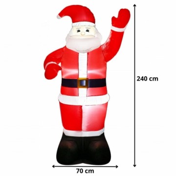 Springos LED gaismas dekorācija  Ziemassvētku vecītis 240 cm CL4058