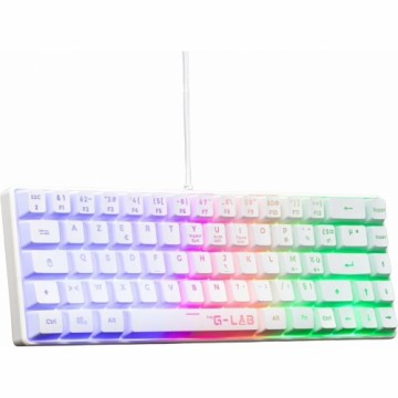 Keyboard The G-Lab KEYZ-HYDROGEN-W/SP White