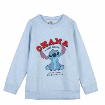 Unisex Sweatshirt without Hood Stitch Light Blue