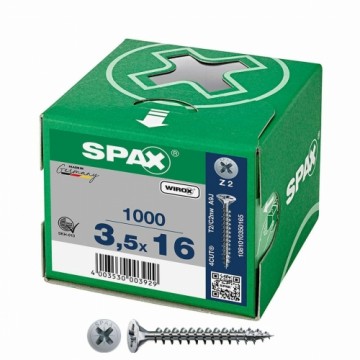 Коробка для винтов SPAX Wirox Z2 Плоская головка 3,5 x 16 mm 1000 Unidades