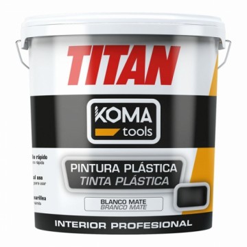 Пластиковая краска Koma Tools TITAN Белый 5 kg