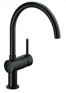 GROHE Minta single lever kitchen sink mixer Black