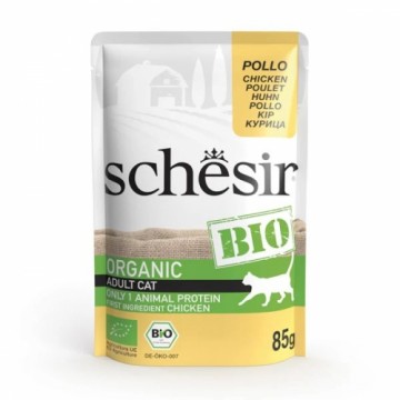 Agras Pet Foods SCHESIR Bio Chicken in pate - wet cat food - 85g