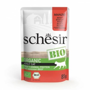 SCHESIR Bio Beef in pate - wet cat food - 85g