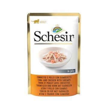 Agras Pet Foods SCHESIR Tuna and chicken with shrimp in jelly - wet cat food - 85g