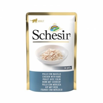 Agras Pet Foods SCHESIR Chicken with hake in jelly - wet cat food - 85g