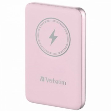 Verbatim Powerbank indukcyjny `n` Go 15W 10000mAh Wireless Magnetic różowy|pink 32248