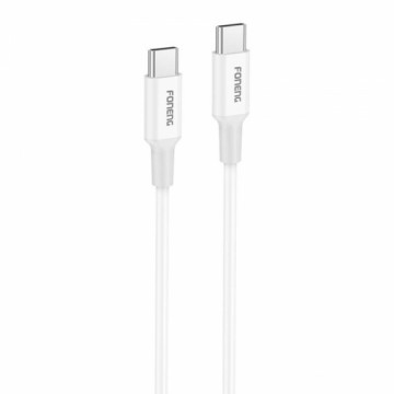 Foneng X106 60W USB-C to USB-C cable, 1.2m (white)