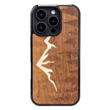 Bewood case for iPhone 16 Pro 6,3" Mountains Imbuia