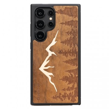 Bewood case for Samsung Galaxy S24 Ultra Mountains Imbuia