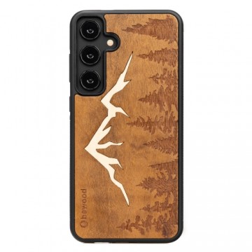 Bewood case for Samsung Galaxy S24 Plus Mountains Imbuia