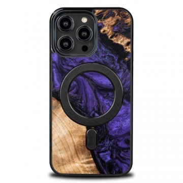 Bewood Unique case for iPhone 15 Pro Max 6,7" Violet with MagSafe