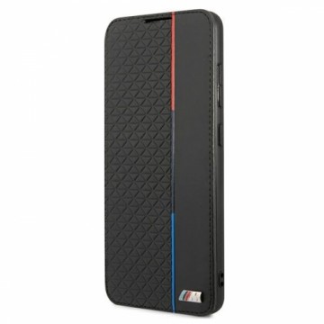 Etui BMW BMBKS21FETRTBK S21 FE G990 czarny|black bookcase M Collection Triangles