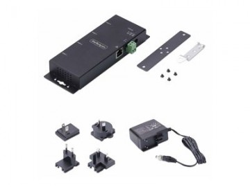 StarTech.com 4P Serial to Ethernet Adapter, IP LAN to RS232 DB9 Converter - device server - TAA Compliant