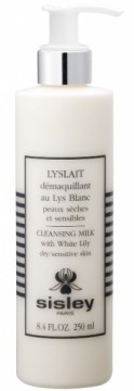 Sisley Cleansing Milk With White Lily make-up remover for all skin types for women 250 ml