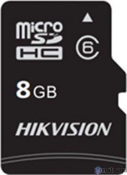 Karta Hikvision MicroSDHC 8 GB Class 10 U1  (HS-TF-C1(STD)|8G|Adapter)