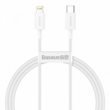 Baseus Superior CATLYS-A02 USB-C -> Lightning datu un uzlādes vads 20W | PD | 100 cm balts