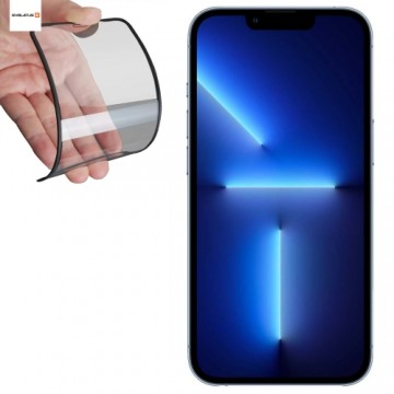 Evelatus Защитное 3D Стекло с Резиновыми Краями Анти-Брейк для Apple iPhone 14 / 13 / 13 Pro Японский Клей Черный