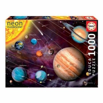 Головоломка Sistema Solar Neon Fluorescent Educa 14461 (1000 pcs)