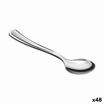 Reusable spoon set Algon Silver 12 Pieces 13 cm (48 Units)