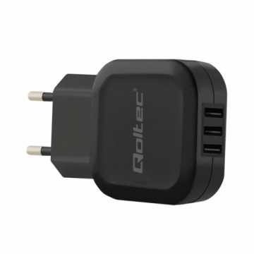 Qoltec 50191 Charger 17W | 5V | 3.4A | 3xUSB