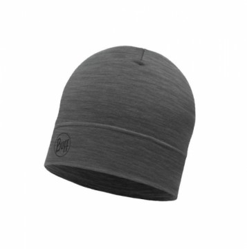 BUFF MERINO LIGHTWEIGHT BEANIE SOLID GREY onesize cap Standard