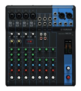 Yamaha MG10 audio mixer 10 channels Black