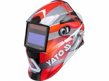 Yato YT-73921 welding mask/helmet Welding helmet with auto-darkening filter Black, Red, Silver