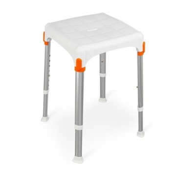 Timago Square shower stool White - KING-STA-20