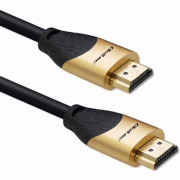 Qoltec 50354 HDMI v2.1 Cable Ultra high speed 8K | 60Hz | 30AWG | GOLD | 1m