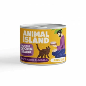 ANIMAL ISLAND Chicken and rabbit - wet cat food - 200g