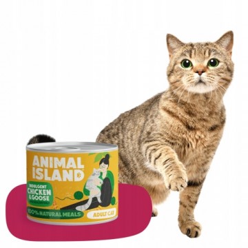 ANIMAL ISLAND Chicken and goose - wet cat food - 200g