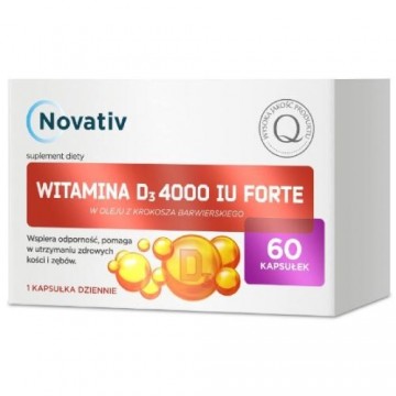 Medicinae Novativ Witamina D3 Forte 4000 IU Forte 60 kaps.