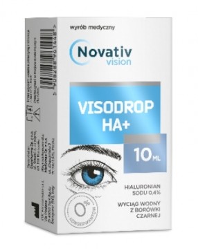 Medicinae Novativ Vsion Visodrop Krople do oczu HA+ 10 ml