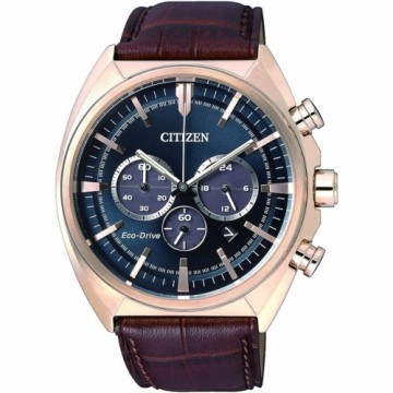 Vīriešu Pulkstenis Citizen METROPOLITAN CRONO - ECO DRIVE Melns (Ø 43 mm)